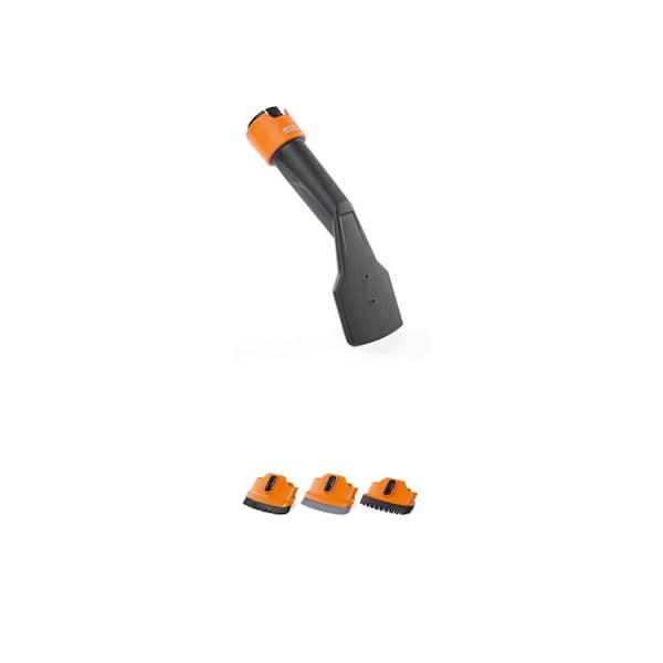 NXT Claw Nozzle Kit with Hard, Soft Bristle Attachments & 1-7/8 in. to 2-1/2 in. Dual Locking Nozzle for RIDGID Vacs