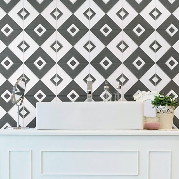 Manuelaページ Have a question about Merola Tile Twenties White 7-3/4 in. x