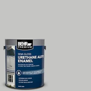 1 gal. #N520-2 Silver Bullet Urethane Alkyd Semi-Gloss Enamel Interior/Exterior Paint