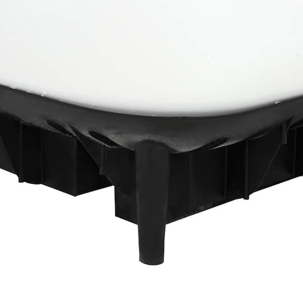 Delta - Classic 400 Curve 60 in. x 30 in. Soaking Bathtub with Left Drain in High Gloss White