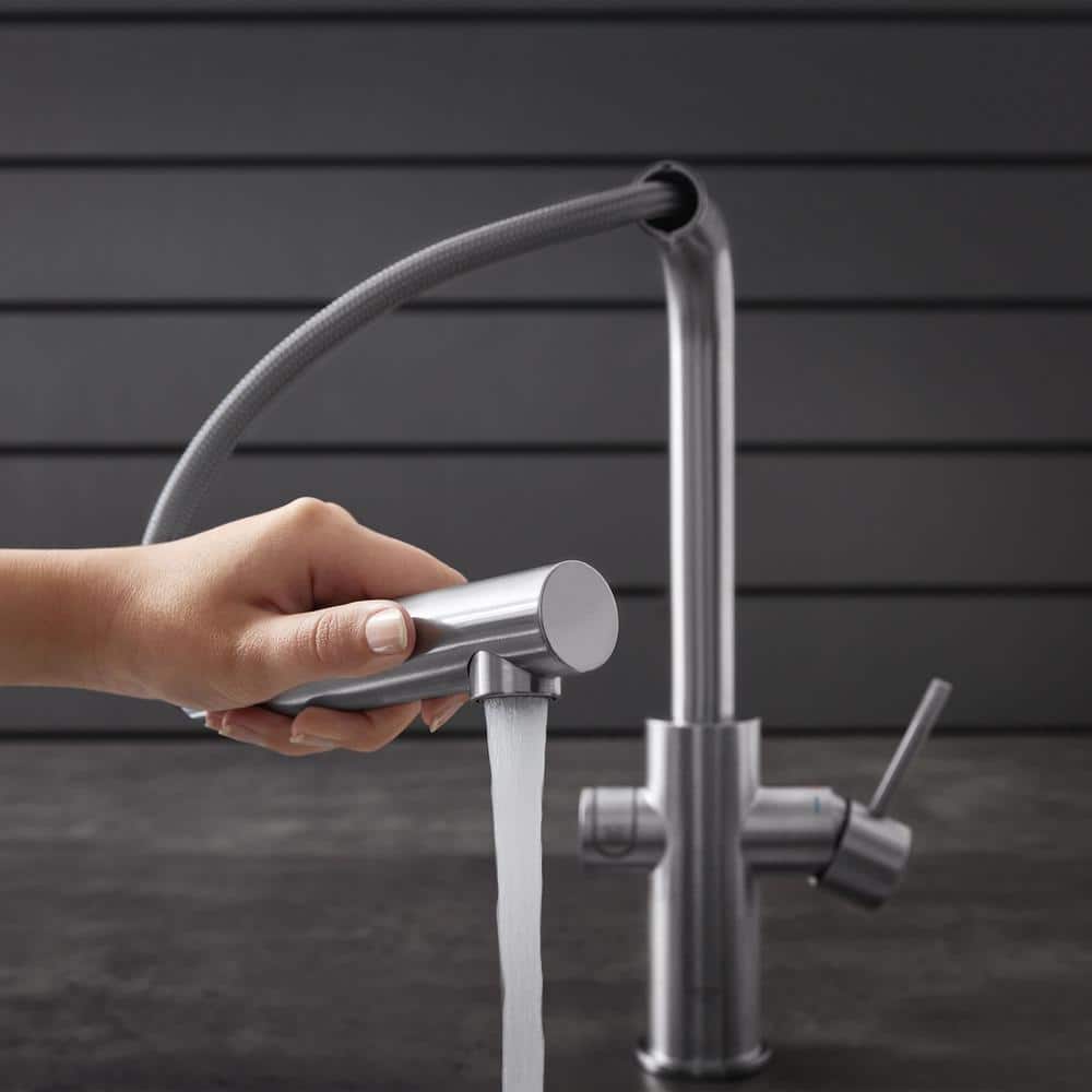 Stainless Steel Modern Deck Mounted Cold Water Dispenser Faucet