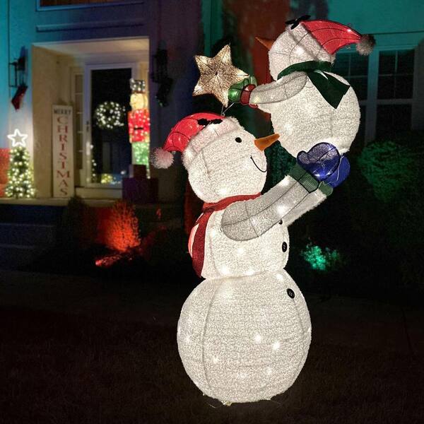 Fraser Hill Farm 6-ft. Collapsible Christmas Snowman
