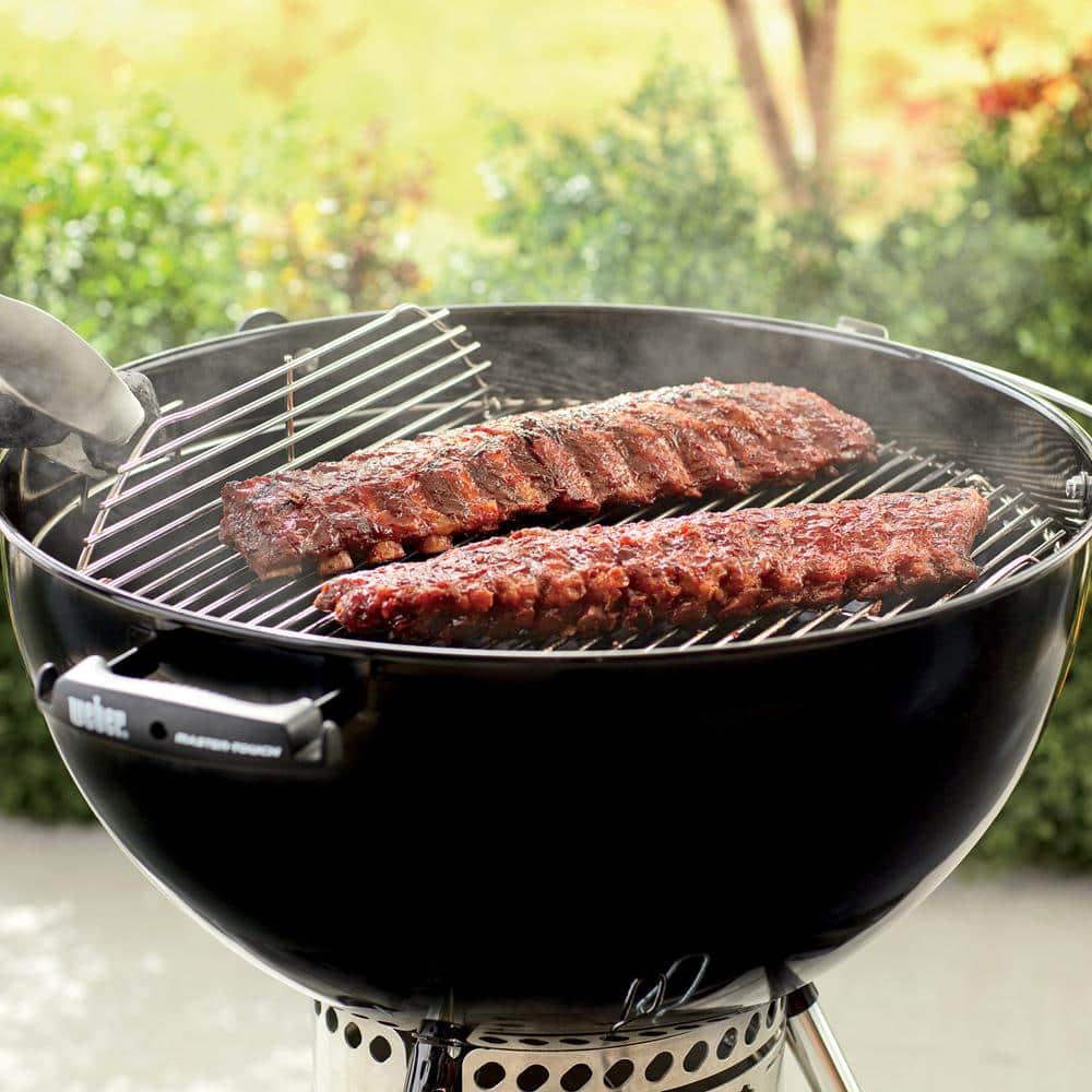 Stainless Steel Hinged Cooking Grate for 22" Charcoal Grills