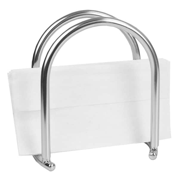 Home Basics Simplicity Free Standing Satin Chrome Napkin Holder ...