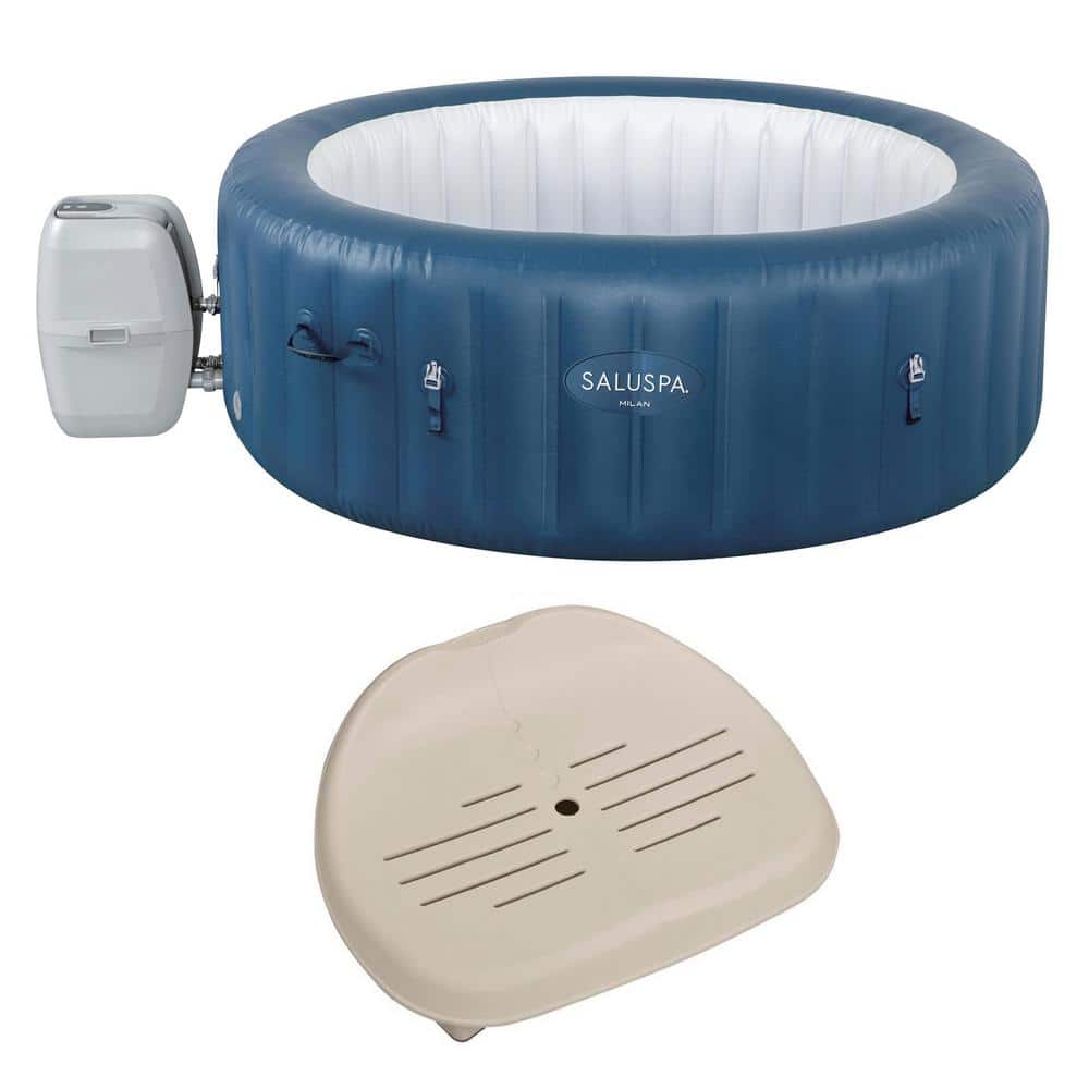 Bestway SaluSpa Milan Airjet Plus 6-Person Inflatable Hot Tub with PureSpa Seats -  60030EBW+28502E