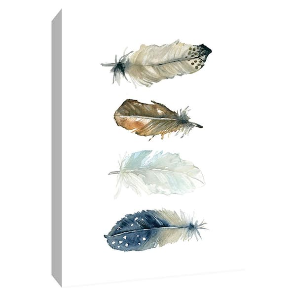PTM Images 12 in. x 10 in. ''Feather Collection I'' Canvas Wall Art