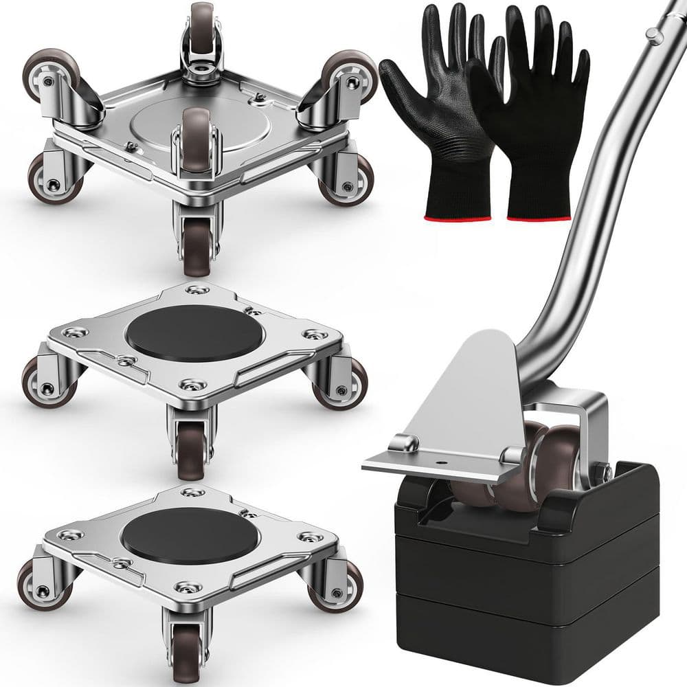 Furniture Dolly, Furniture Movers with Parking Function, Equipped with Stab