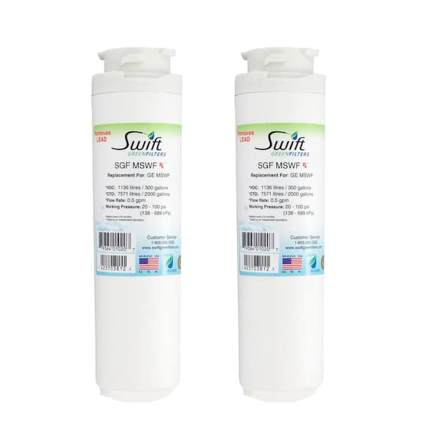 Swift Green Filters Replacement Water Filter for GE MSWF G23 (2-Pack)