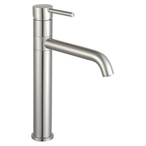 Kaia Single-Handle Single-Hole Vessel Bathroom Faucet with Swivel Spout in Brushed Nickel