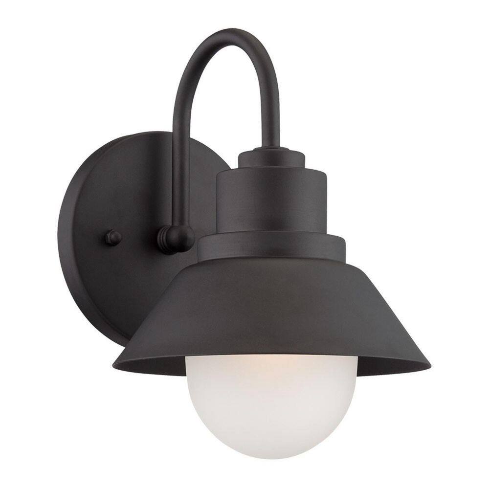 9 in. Black Indoor Hardwired Sconce with No Bulbs Included price history on PriceWatchPro
