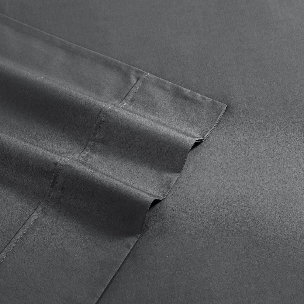 King Size White Cotton Percale Sheet Set with Shark Pattern