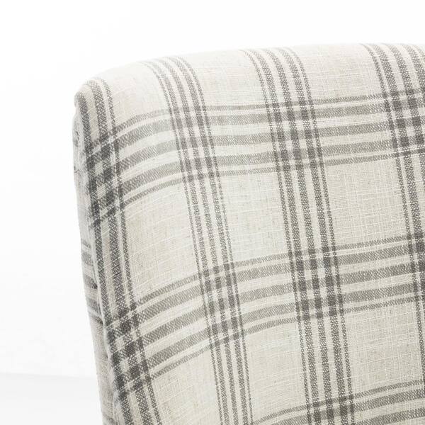 Allspice Harris Plaid Woven Plaid Chair Pads with Tiebacks (Set Of 4) -  Essentials