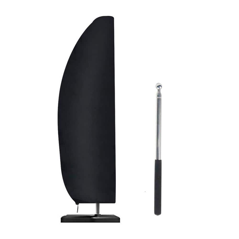 104 in. Patio Umbarlla Cover Waterproof Oxford Patio Umbrella Cover with Push Rod, Black（1-pack） price history on PriceWatchPro