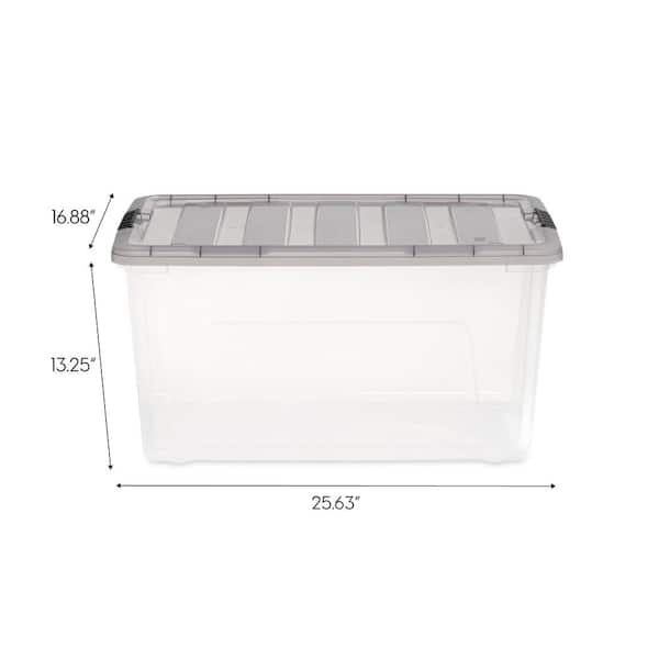 8Pcs Collapsible Food Storage Containers with Lids Flat Stacks
