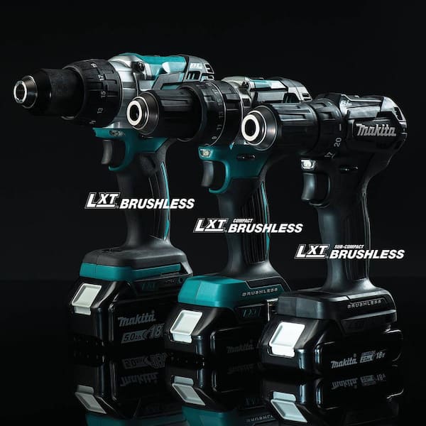 Makita 1.5 Ah 18V LXT Lithium-Ion Compact Cordless 1/2 in. Variable Speed  Driver Drill Kit with Tool Bag XFD10SY - The Home Depot