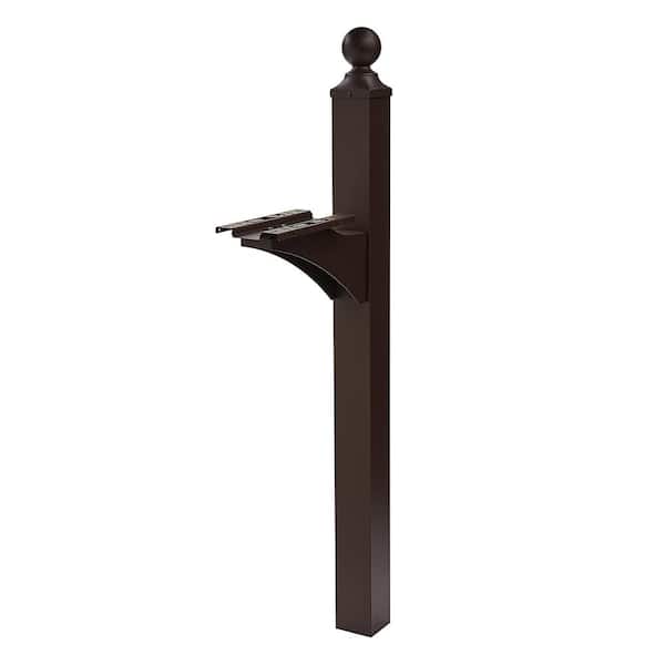 Architectural Mailboxes Landover Aluminum, Crossarm, Mailbox Post, Bronze