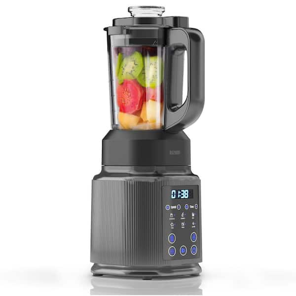 Razorri 40 Oz Glass and 10 Speeds Black Pitcher Heated Countertop Blender - 1400W