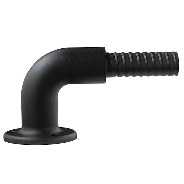 90 Degree Black ADA Aluminum Hand Rail Return Post