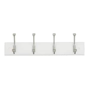 Home Decorators Collection 16 in. Satin Nickel Ball End Hook Over-The-Door  Hook Rail R44444H-SN-U - The Home Depot