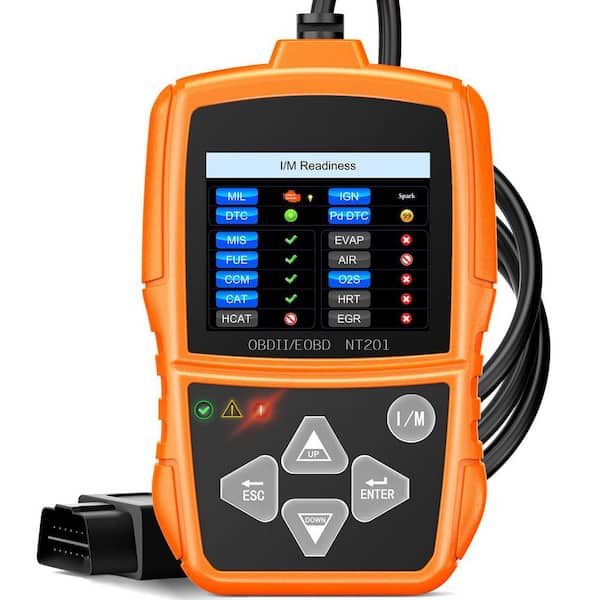 OBD2 Scanner Code Reader for Cars and Trucks, Reset Check Engine Light, Read Clear Fault Codes, Live Data
