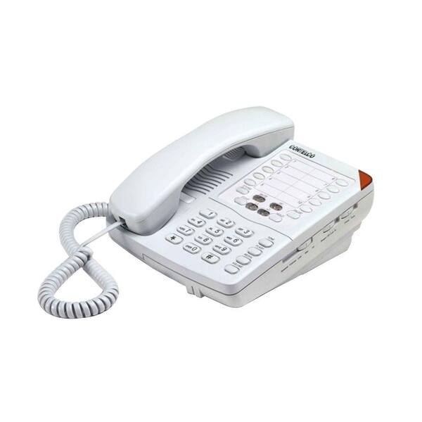 Cortelco Colleague 2-Line Corded Telephone - Frost