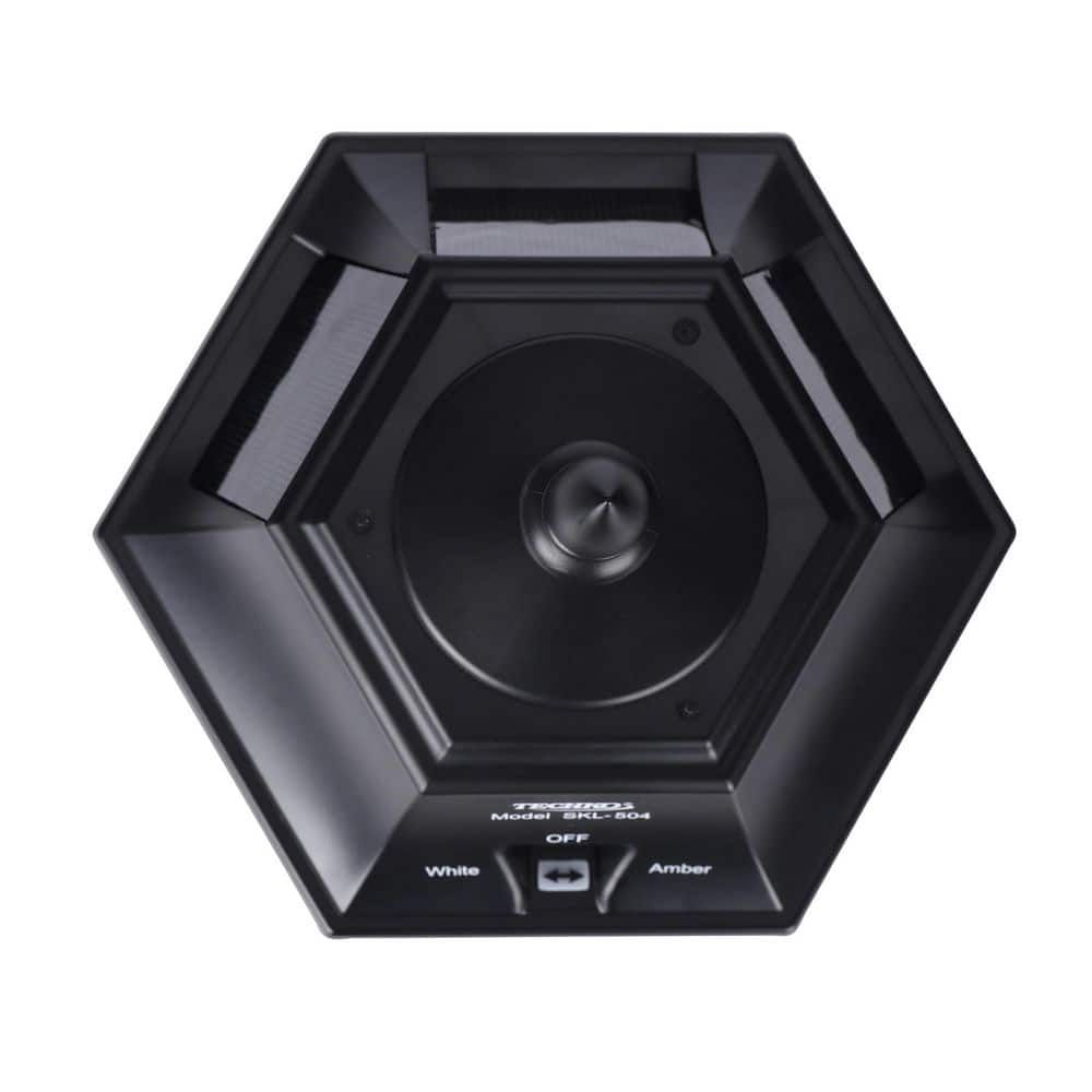 Black Solar LED Pathway Light with Amber and White Modes