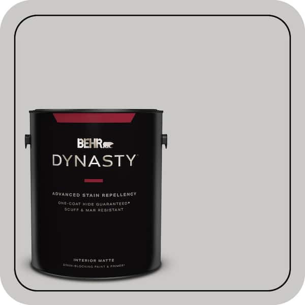 BEHR DYNASTY 1 gal. #790E-2 Gentle Rain Matte Interior Stain-Blocking Paint & Primer