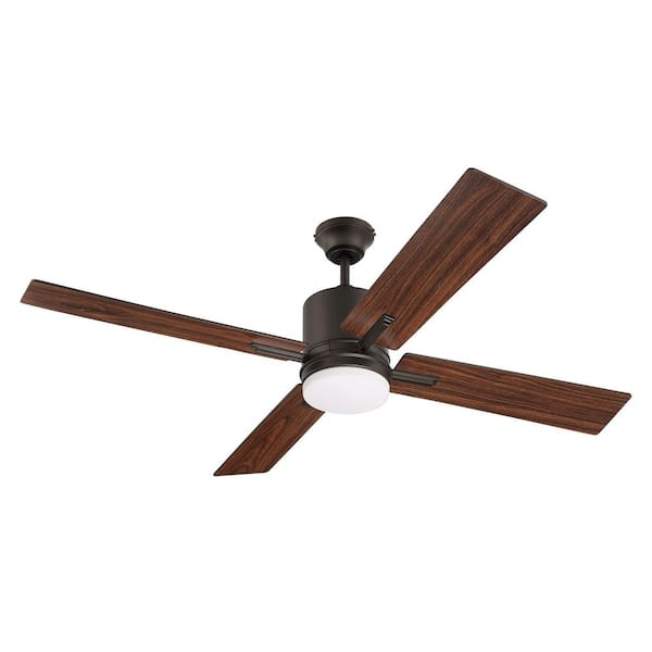 CRAFTMADE Teana 52 in. Indoor Espresso Ceiling Fan with Wall 