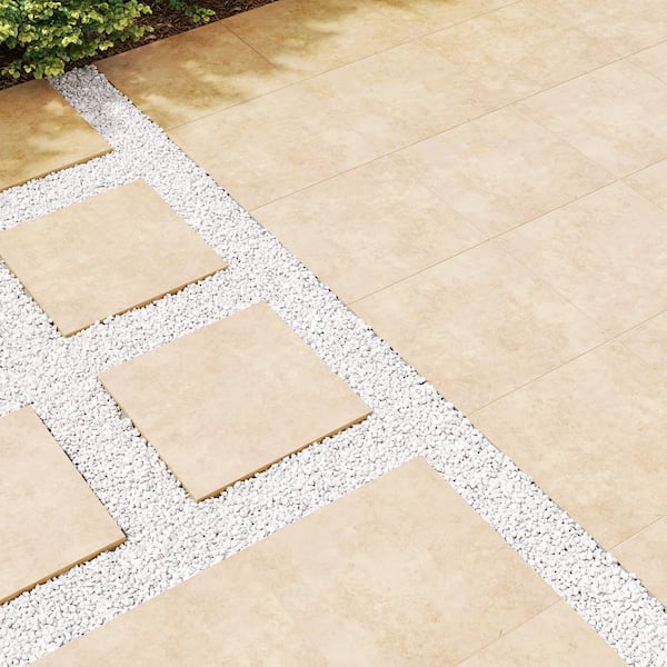 MSI Petra Beige 24 in. x 24 in. Porcelain Paver Floor Tile (8 sq. ft./Case)