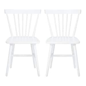 Winona White Spindle Back Dining Chair (Set of 2)