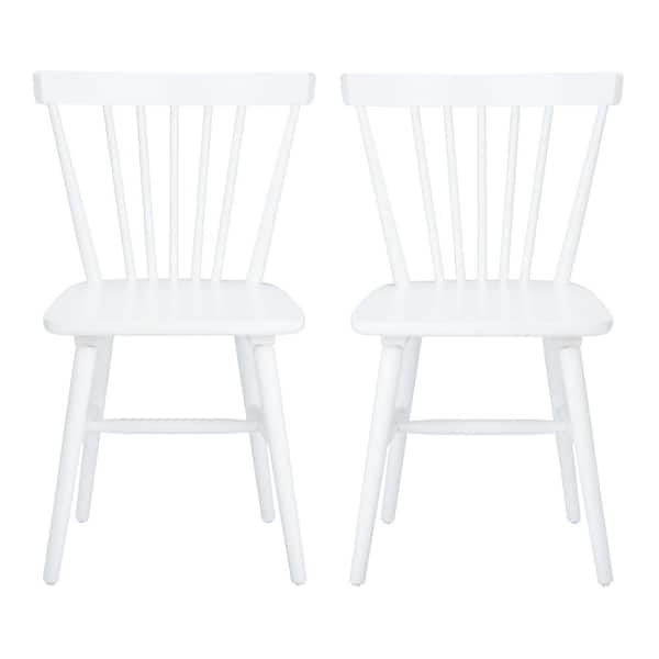 SAFAVIEH Winona White Spindle Back Dining Chair (Set of 2)