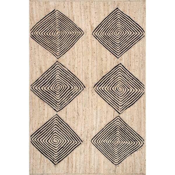 Nautica Greenwich Geometric Natural Indoor/Outdoor Area Rug