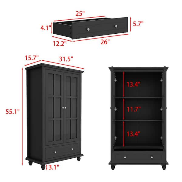 Global Zira Height Adjustable L-Shaped desk with Hutch & 2