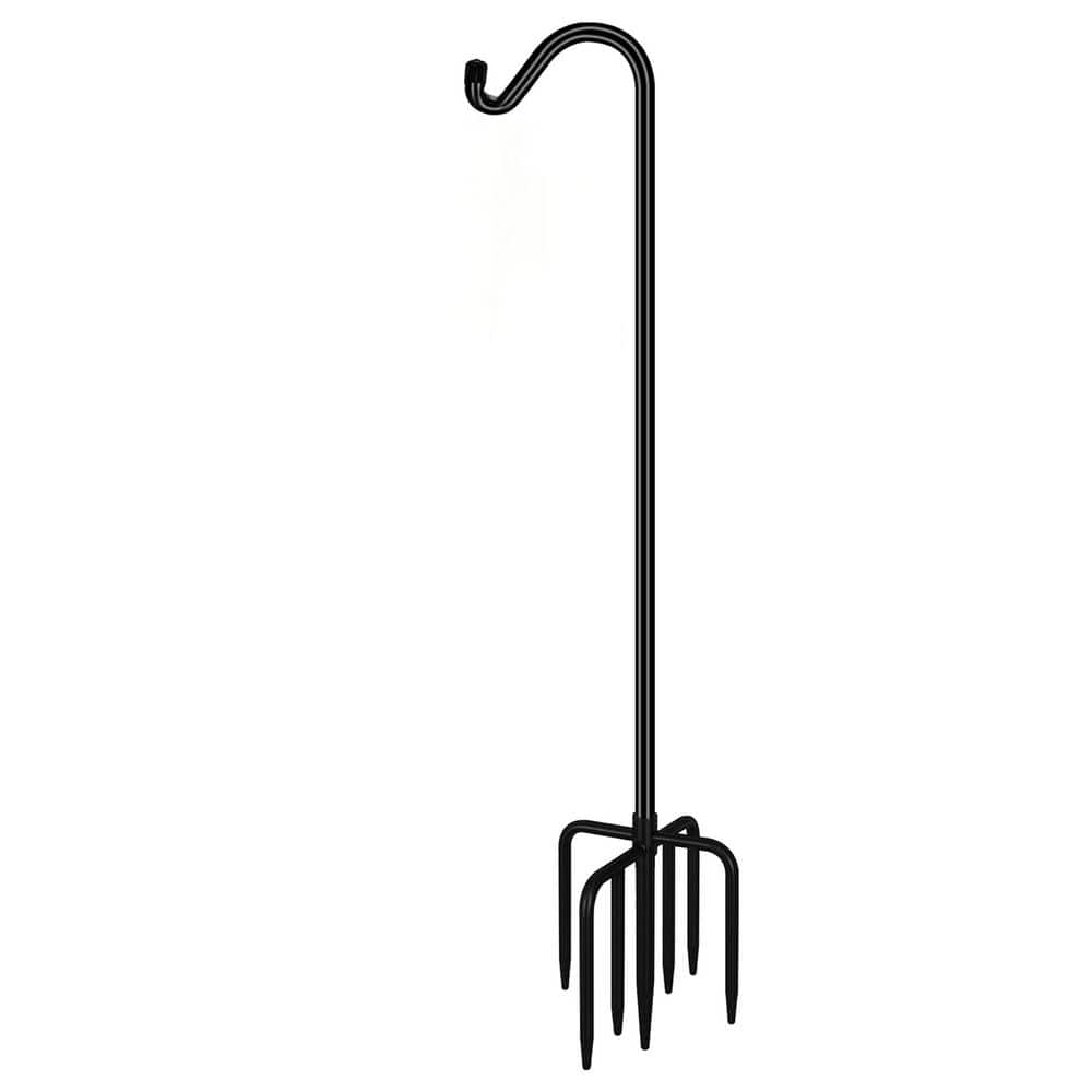 92 in. Upgrade Version Adjustable Shepherds Hook Bird Feeder Pole with 7 Prongs Base, Heavy Duty Outdoor Garden Poles price history on PriceWatchPro