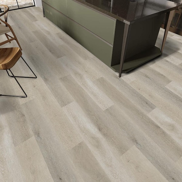 Deco Products (Sample) Hydrostop Bahamas Sands Luxury Vinyl Plank in Gray | SRCV7