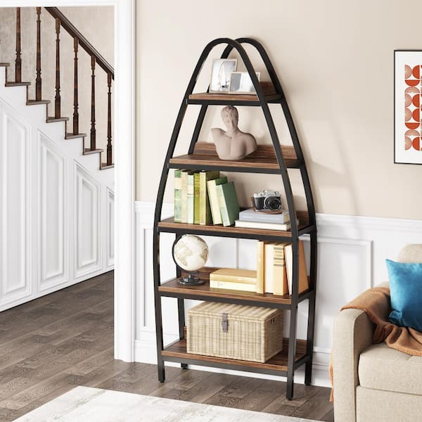 https://images.thdstatic.com/productImages/1b362dd5-c835-455c-92fe-10ac40dc2f69/svn/brown-tribesigns-bookcases-bookshelves-ct-u0073-31_600.jpg