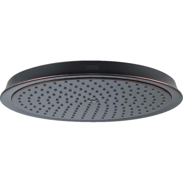 Raindance Classic 1-Spray 10.63 in. Wall Mount Fixed Shower Head in Rubbed Bronze