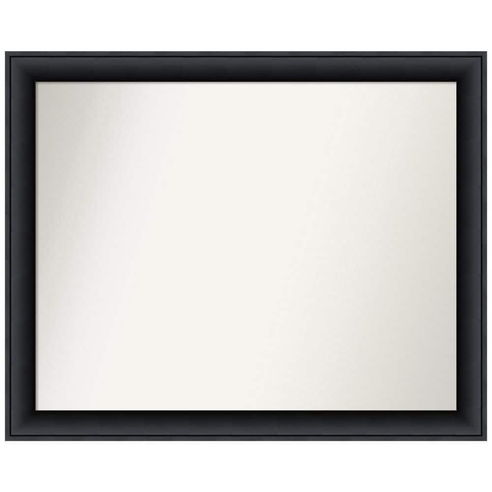 Nero Black Full Length Rectangular Wood Wall Mirror