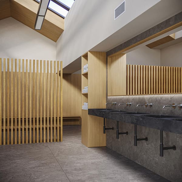 Monolith Slate Gray 11.81 in. x 19.68 in. Organic Matte Porcelain Mosaic Floor and Wall Tile (1.55 sq. ft./each)