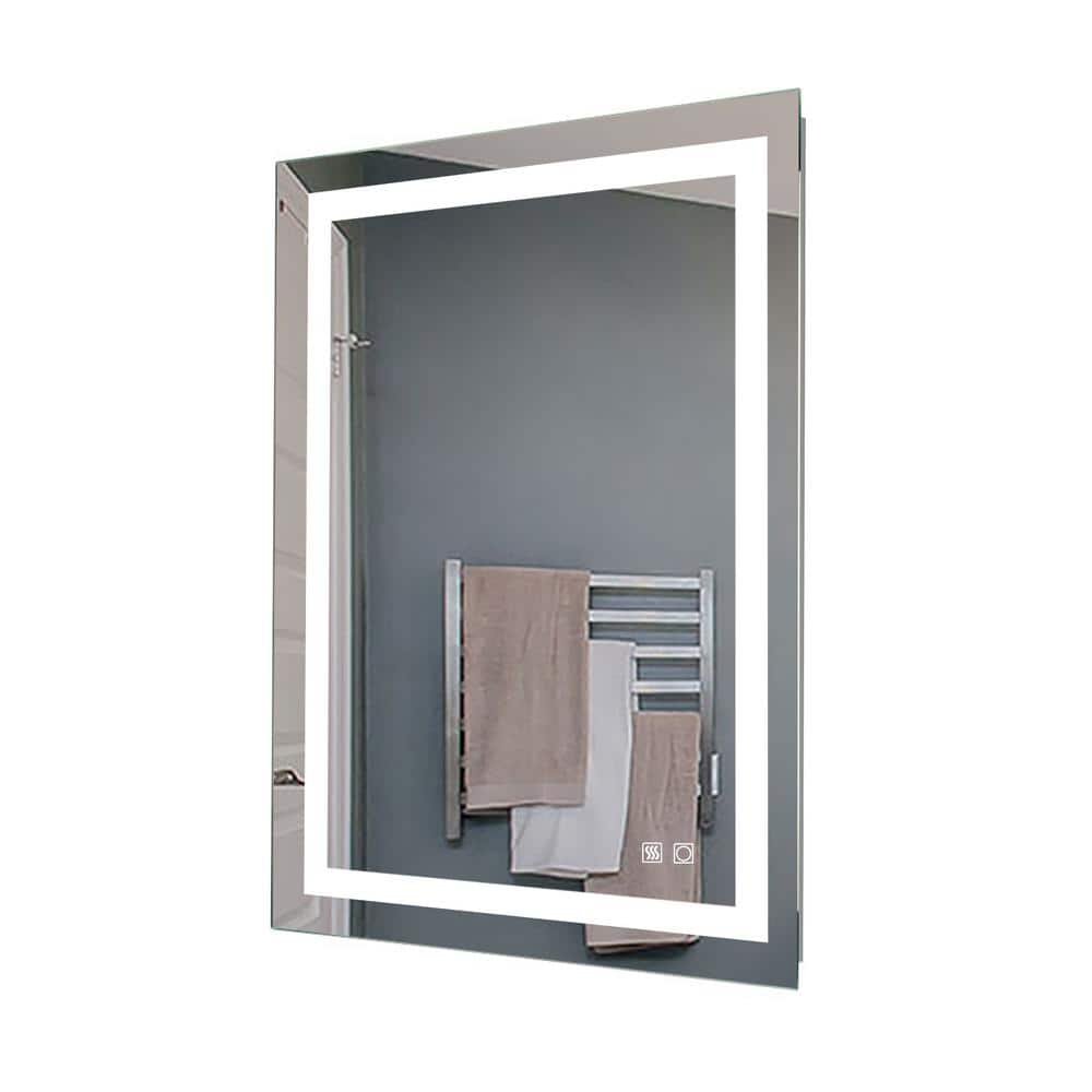 ExBrite 28 in. x 36 in. Frameless Vertical/Horizontal Mounted Anti Fog