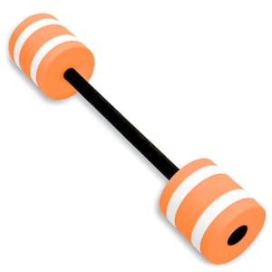 Orange 30 in. Aqua Fitness Swim Bar with Padded Grip