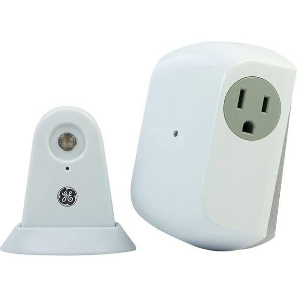 GE Wireless Dusk-to-Dawn Light Control with Grounded Receiver