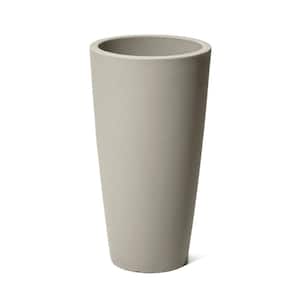 Tremont Tall Round Tapered Planter Concrete