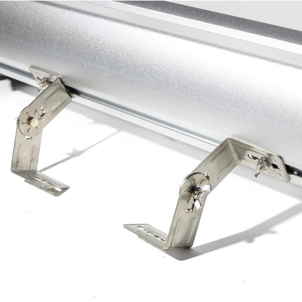 Silver 39-Inch Electric Infrared Indoor Outdoor Heater