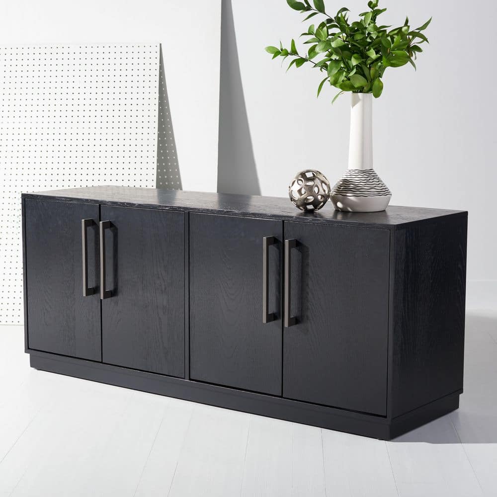SAFAVIEH Mallory Black Wood Buffet