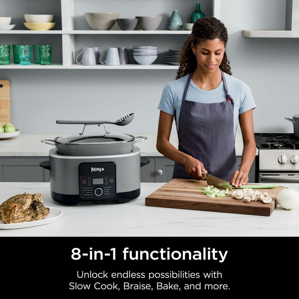 Ninja Ninja Foodi 8-in-1 PossibleCooker PRO 8.5-Quart Multi-Cooker with Glass Lid, Integrated Spoon, and Non-Stick, Oven-Safe Pot