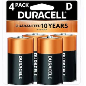 Coppertop Alkaline Size D Battery (4-Pack)