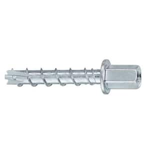 1/4 in. x 2-1/2 in. Carbon Steel Zinc Plated KH-EZ 1/4 in. Internally Threaded Concrete Screw Anchors (100-Pieces)