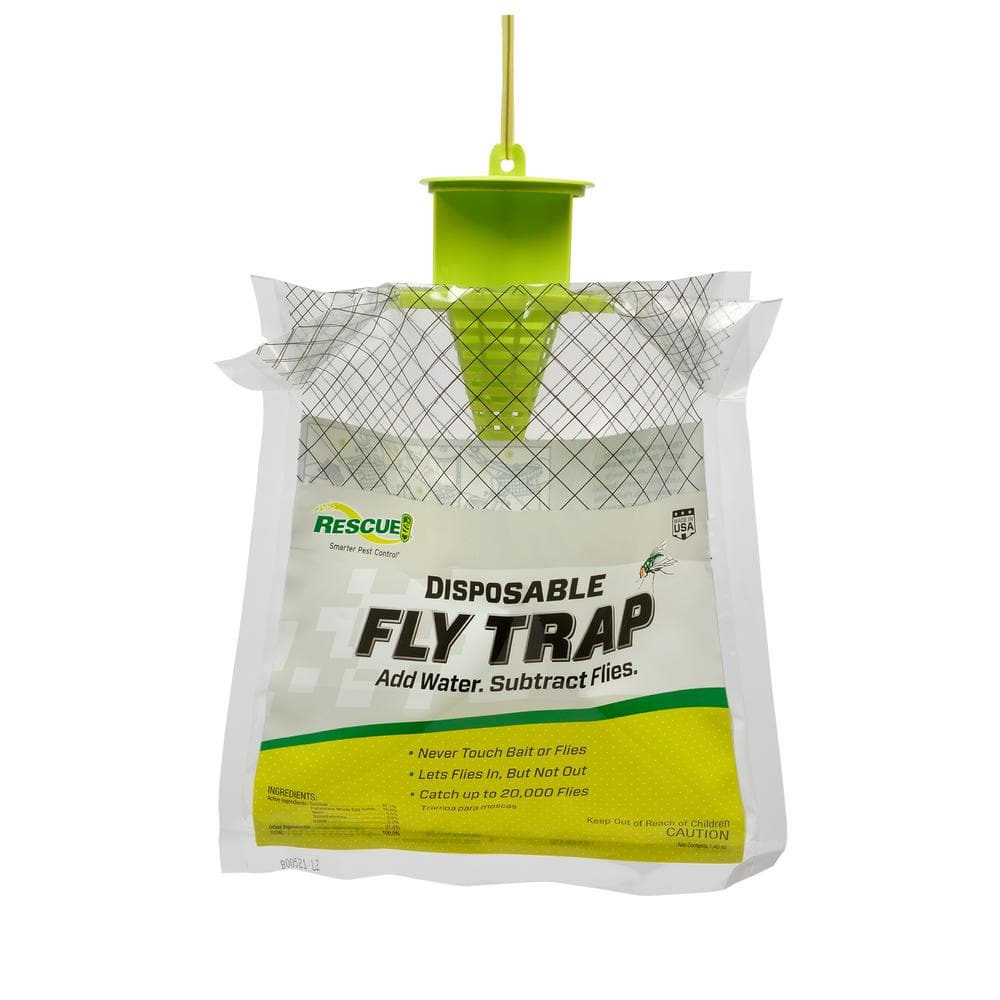 RESCUE Outdoor Disposable Fly Trap FTD-DB12 - The Home Depot