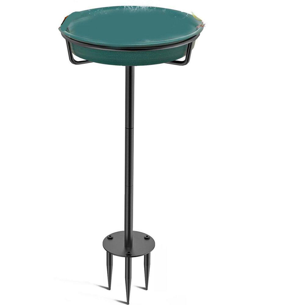 Detachable Bird baths Freestanding Bird Baths Heavy Duty, Bird Bath Bowl Spa and Birdfeeder w/ Metal Stake Stand(Green) price history on PriceWatchPro